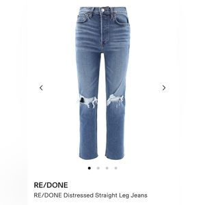 RE/DONE Straight Leg Jeans, 26